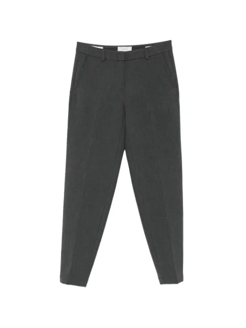 Peserico belt-loop cropped trousers
