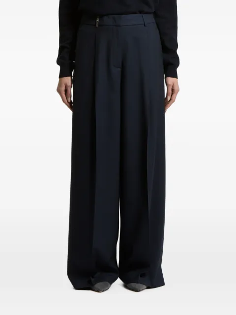 Peserico pleated wide-leg trousers