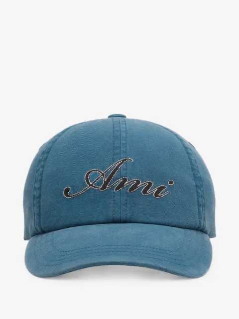 AMI Paris cotton cap with Ami Paris embroidery