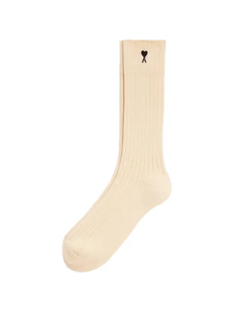 AMI Paris cotton socks with Ami de Coeur