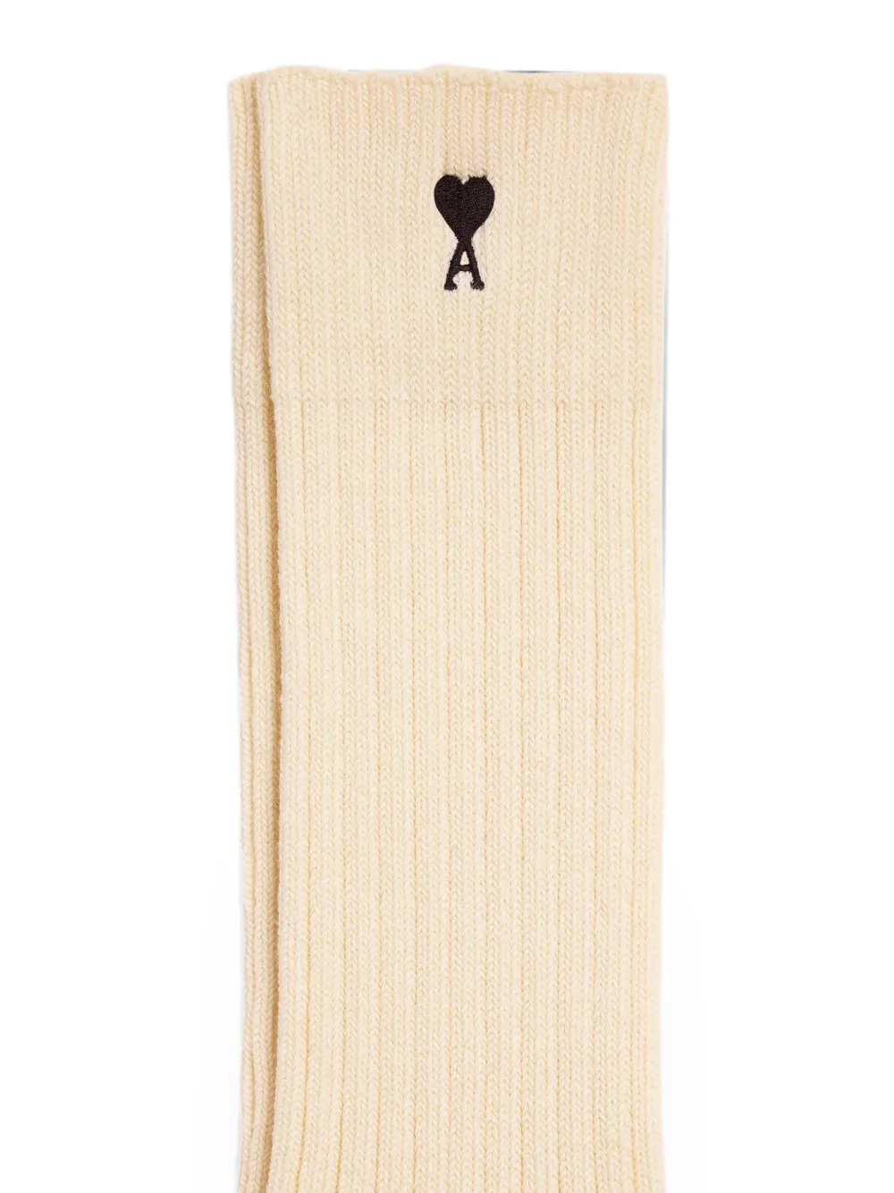 AMI Paris Ami de Coeur katoenen sokken Beige