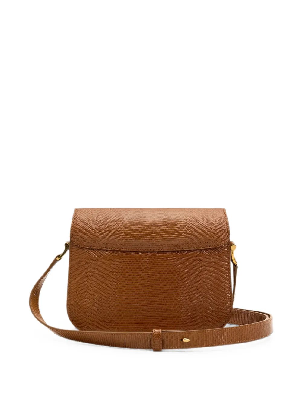 AMI Paris Leren Paris tas Bruin