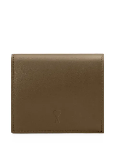 AMI Paris cowhide-leather bifold wallet with Ami de Coeur