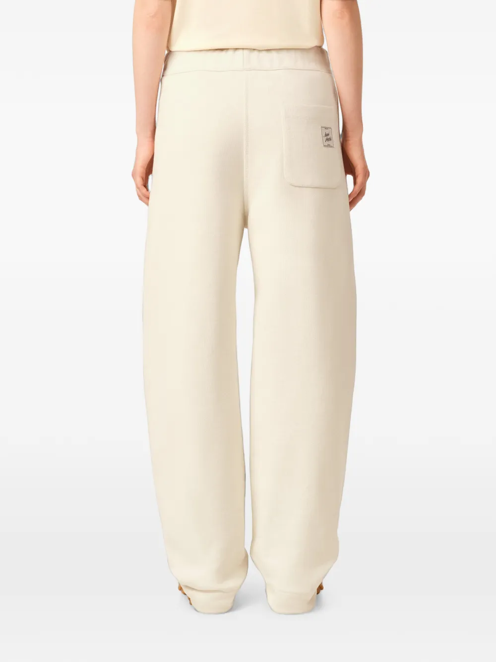 AMI Paris Katoenen trainingsbroek met label Beige