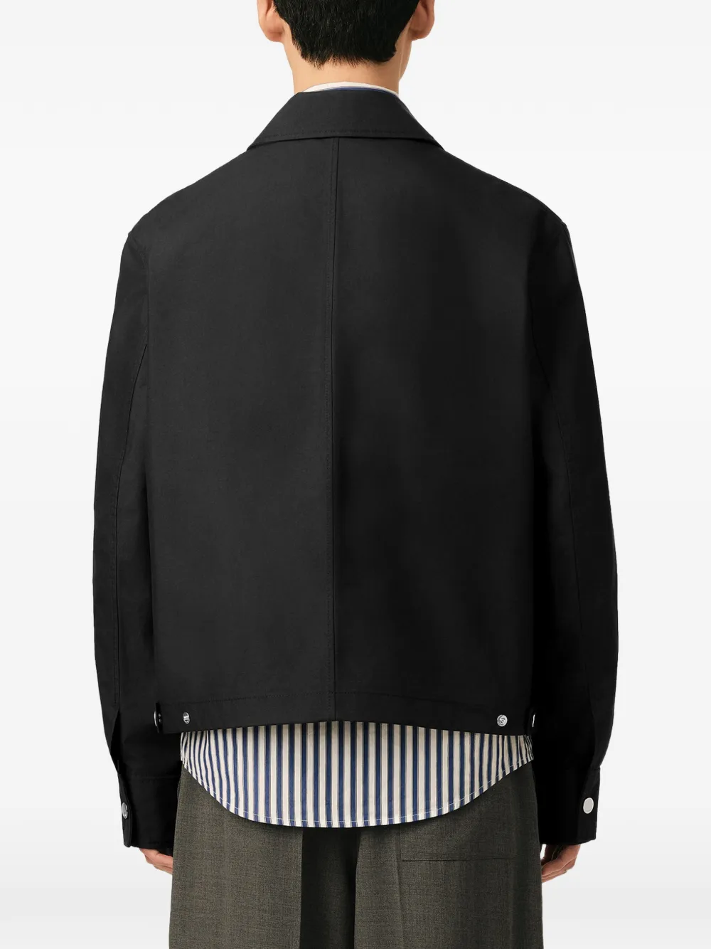 AMI Paris Ami de Coeur jack met logopatch Zwart