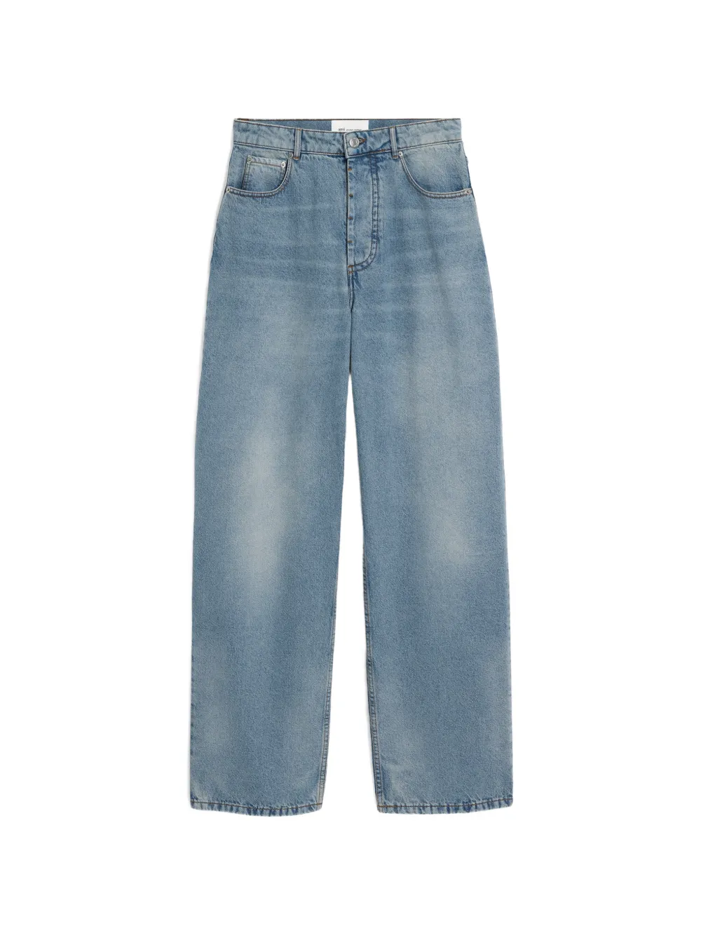 AMI Paris Baggy-Jeans aus Baumwolle - Blau