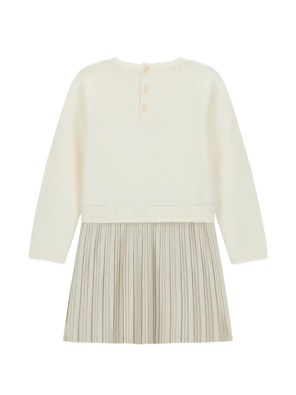 guess kids Jurk verfraaid met strik Wit