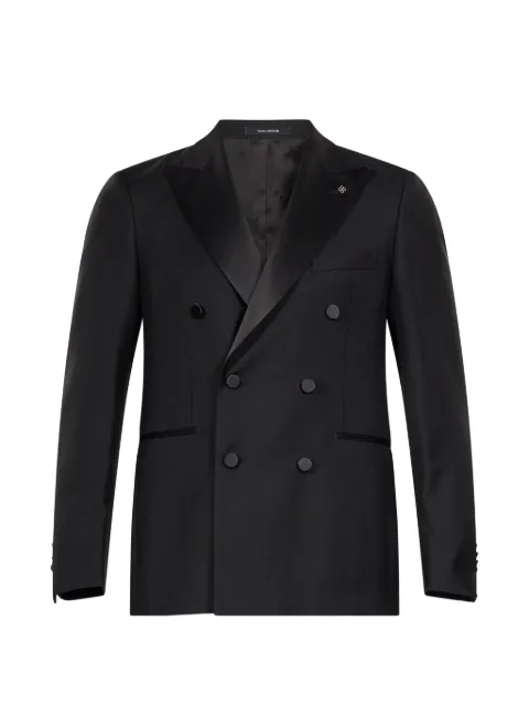 Tagliatore double-breasted peak-lapel suit