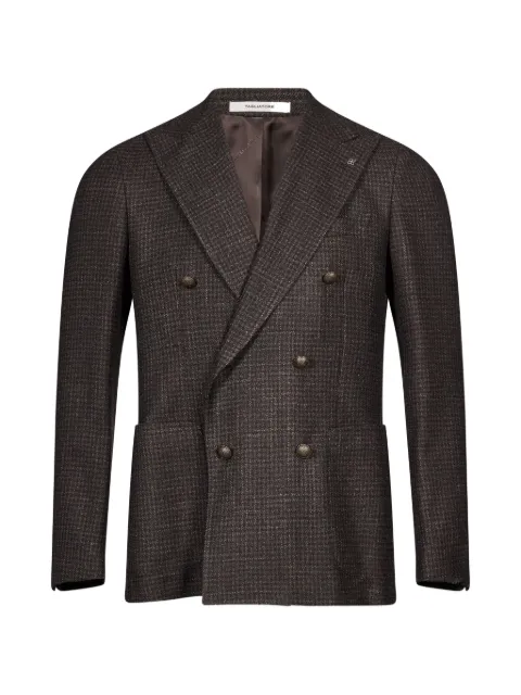 Tagliatore double-breasted micro-patterned jacket