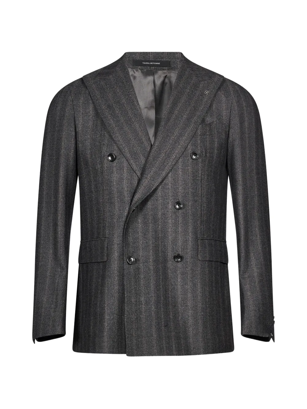 Tagliatore pinstripe double-breasted suit - Grigio