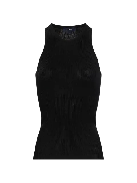 Soeur Kenzie ribbed-knit sleeveless top