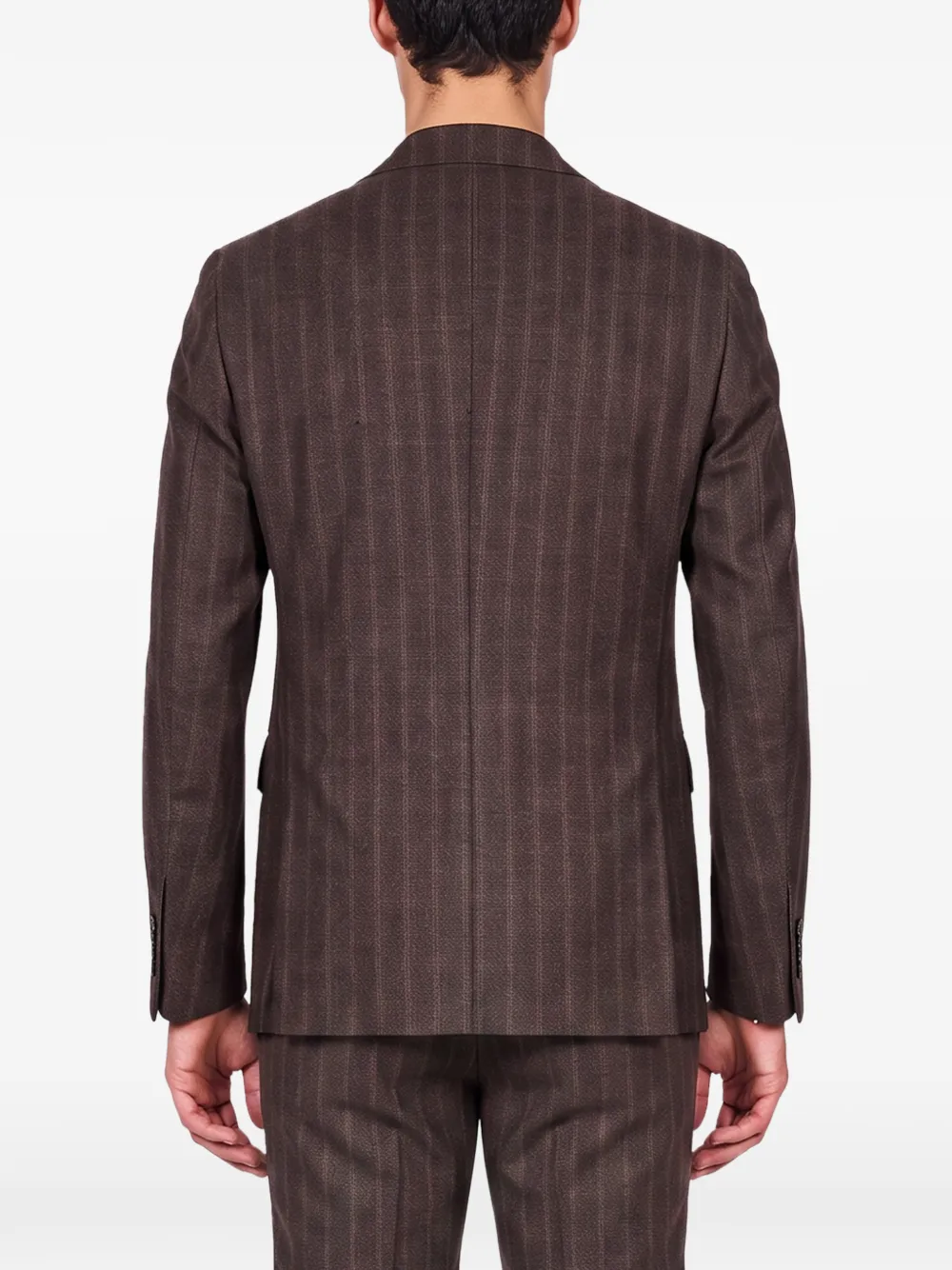 Tagliatore pinstriped double-breasted suit Bruin