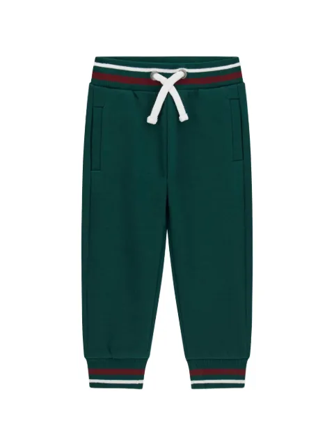 guess kids logo-print track pants