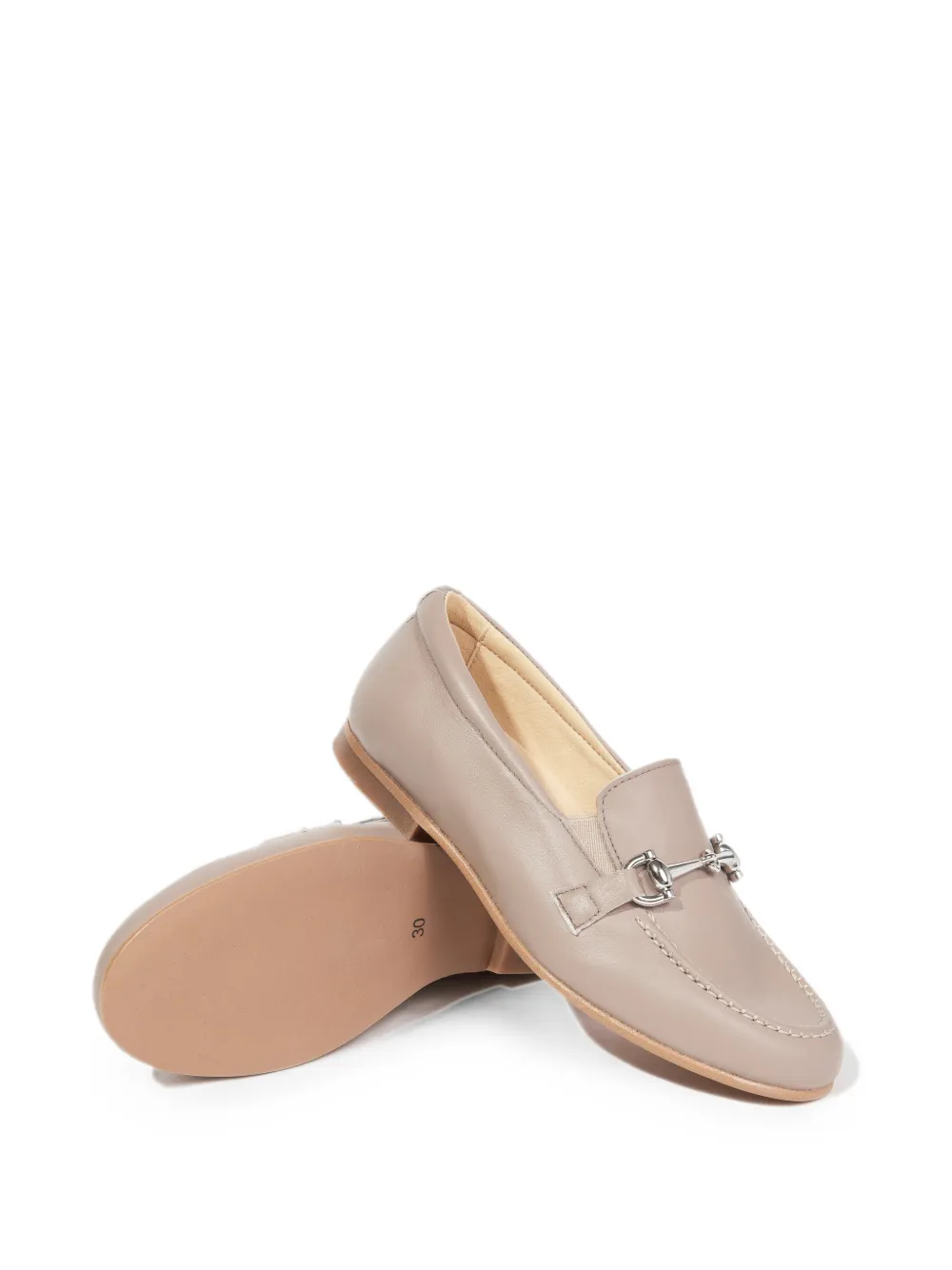 ANDANINES Leren loafers Beige