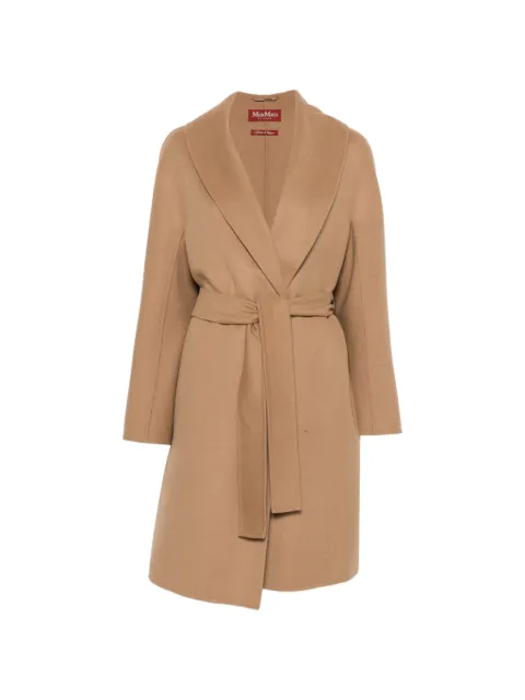 Max Mara abrigo con cinturón y solapas de esmoquin
