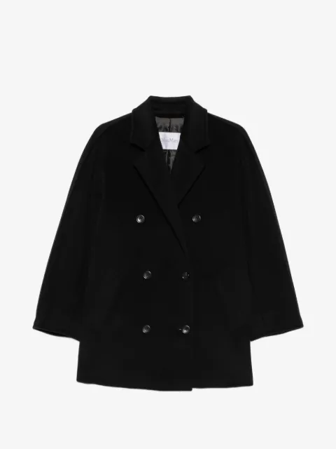 Max Mara abrigo Rebus con doble botonadura y solapa de muesca