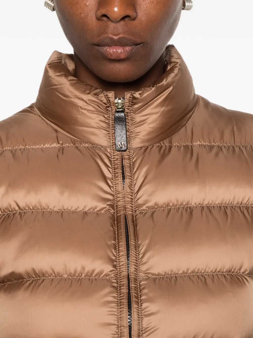 Max Mara Favilla gewatteerde bodywarmer Bruin
