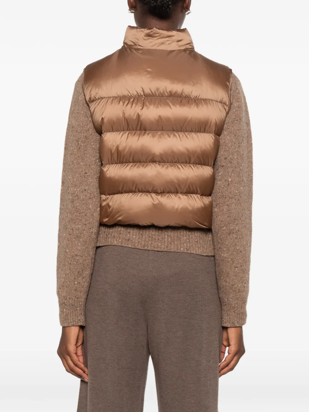 Max Mara Favilla gewatteerde bodywarmer Bruin