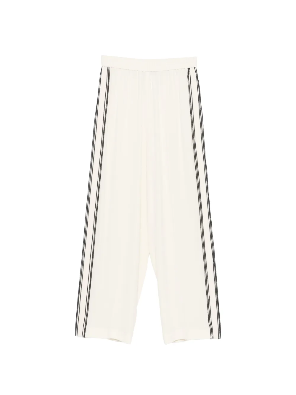 Fabiana Filippi side-stripe track pants - Nude