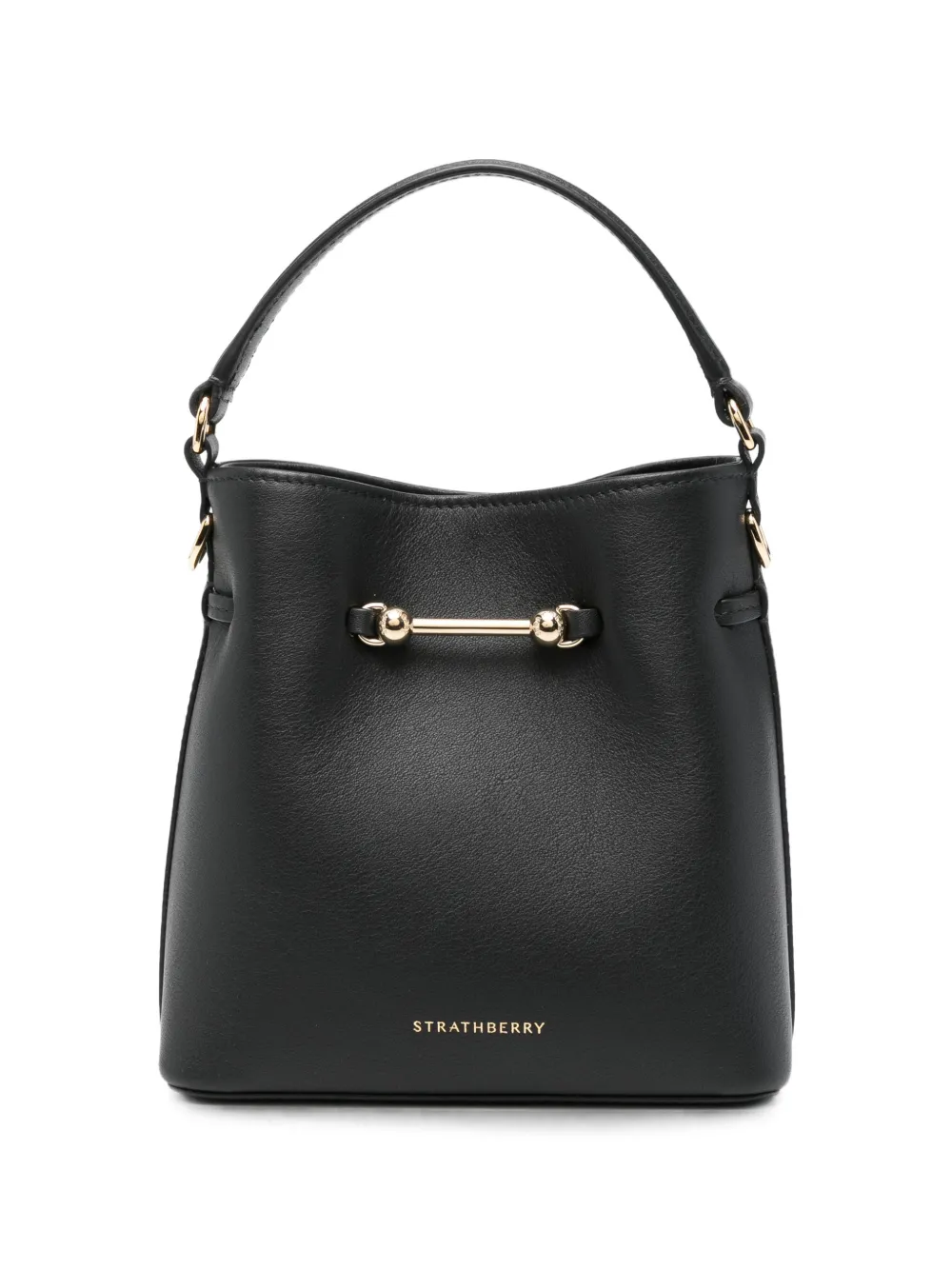Strathberry mini Corda Bucket leather tote bag · OS