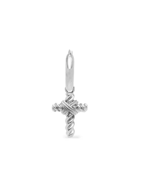 YOJ créoles à pendentif croix
