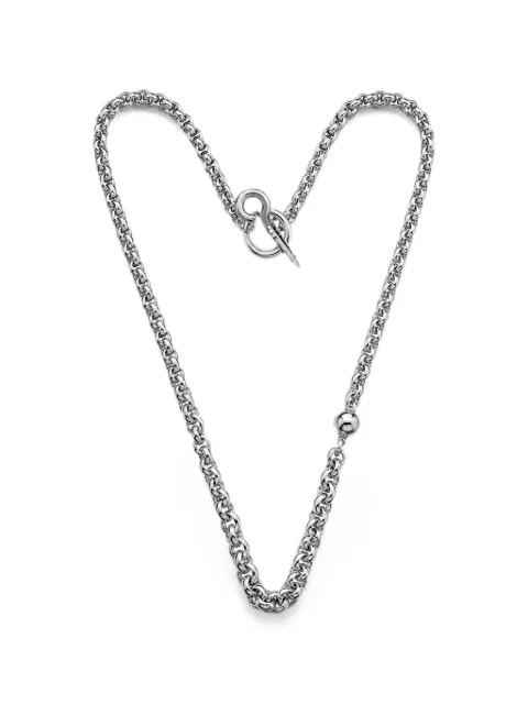 YOJ screw low curb necklace