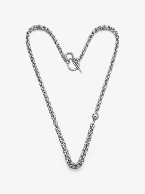 YOJ screw low curb necklace