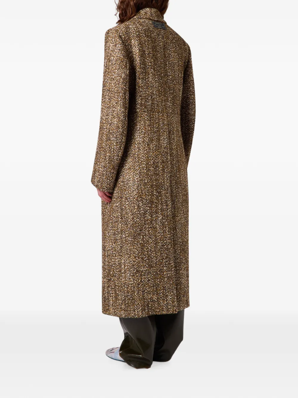 MSGM Jas met dubbele rij knopen Bruin