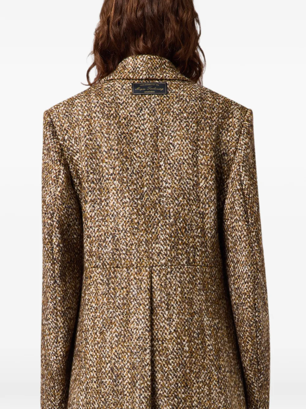 MSGM Jas met dubbele rij knopen Bruin