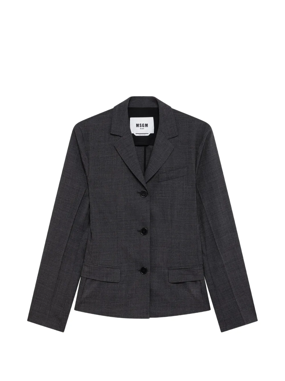 MSGM single-breasted blazer | Grey | Image 1