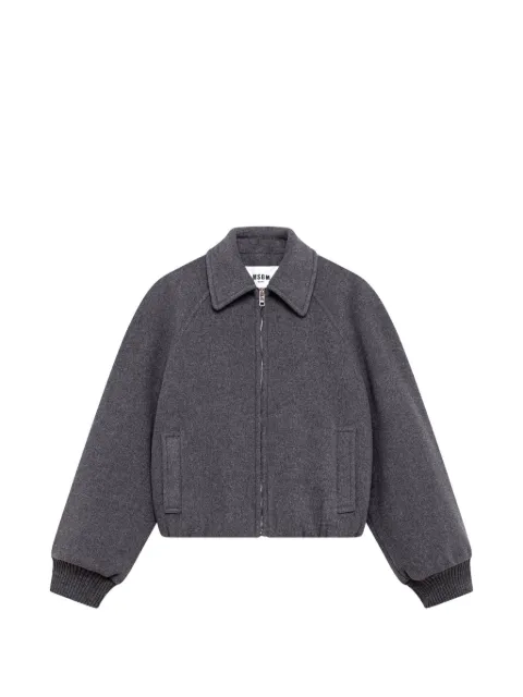 MSGM zip-up raglan-sleeve jacket