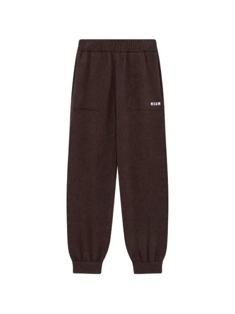 MSGM logo-print track pants