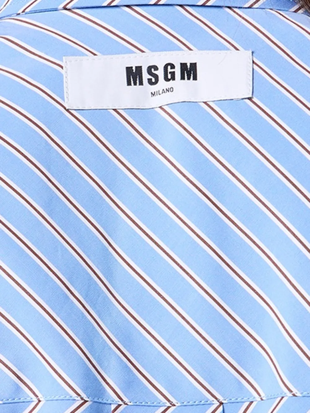 MSGM Gestreepte blouse Blauw