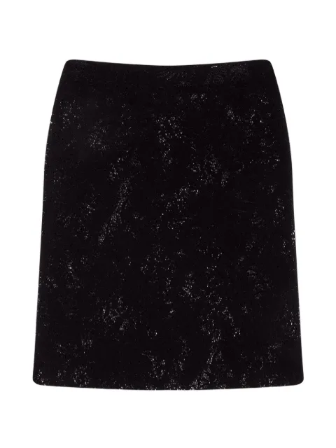 MSGM floral-lace mini skirt