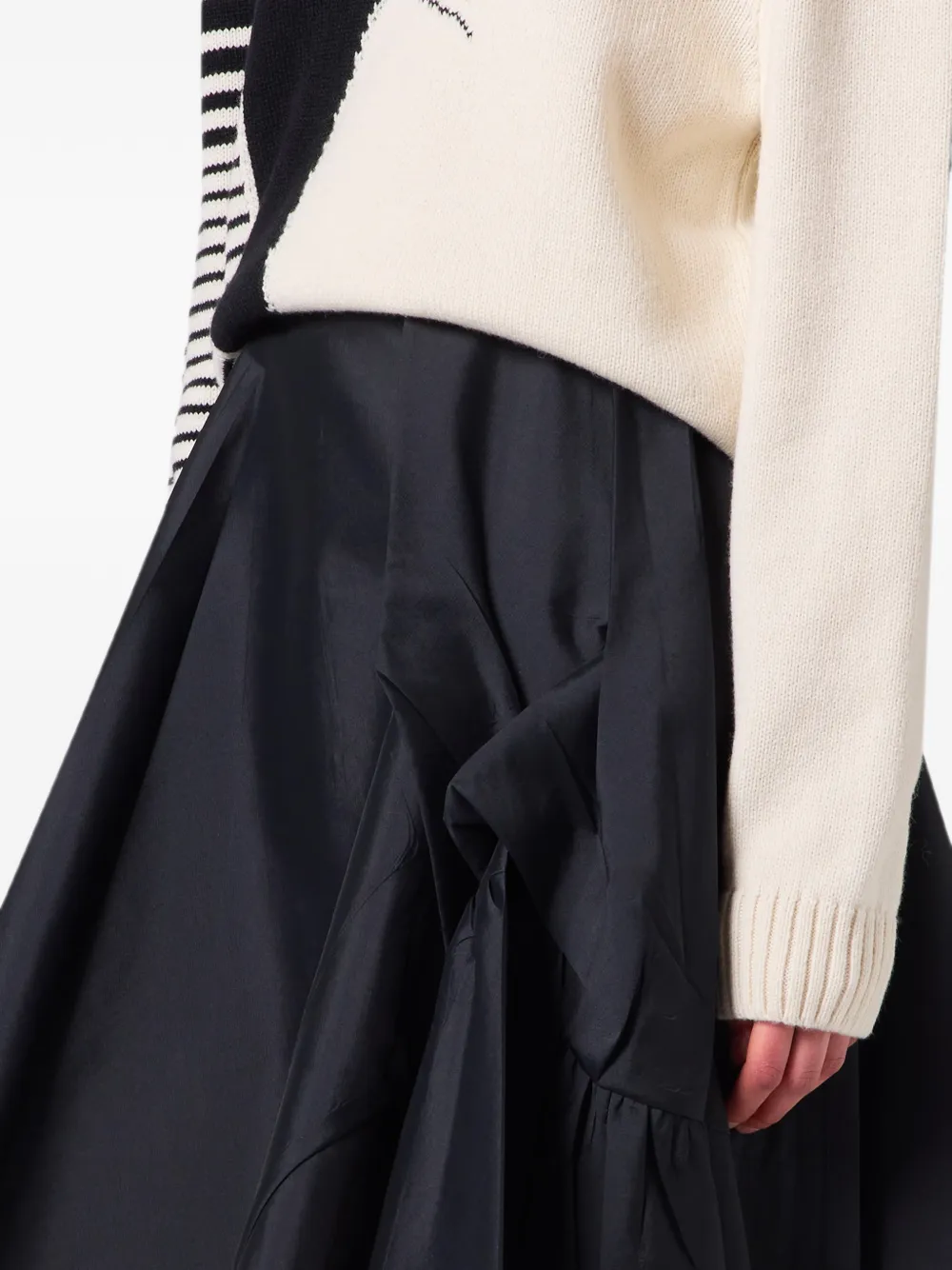 MSGM Mini-plooirok Zwart