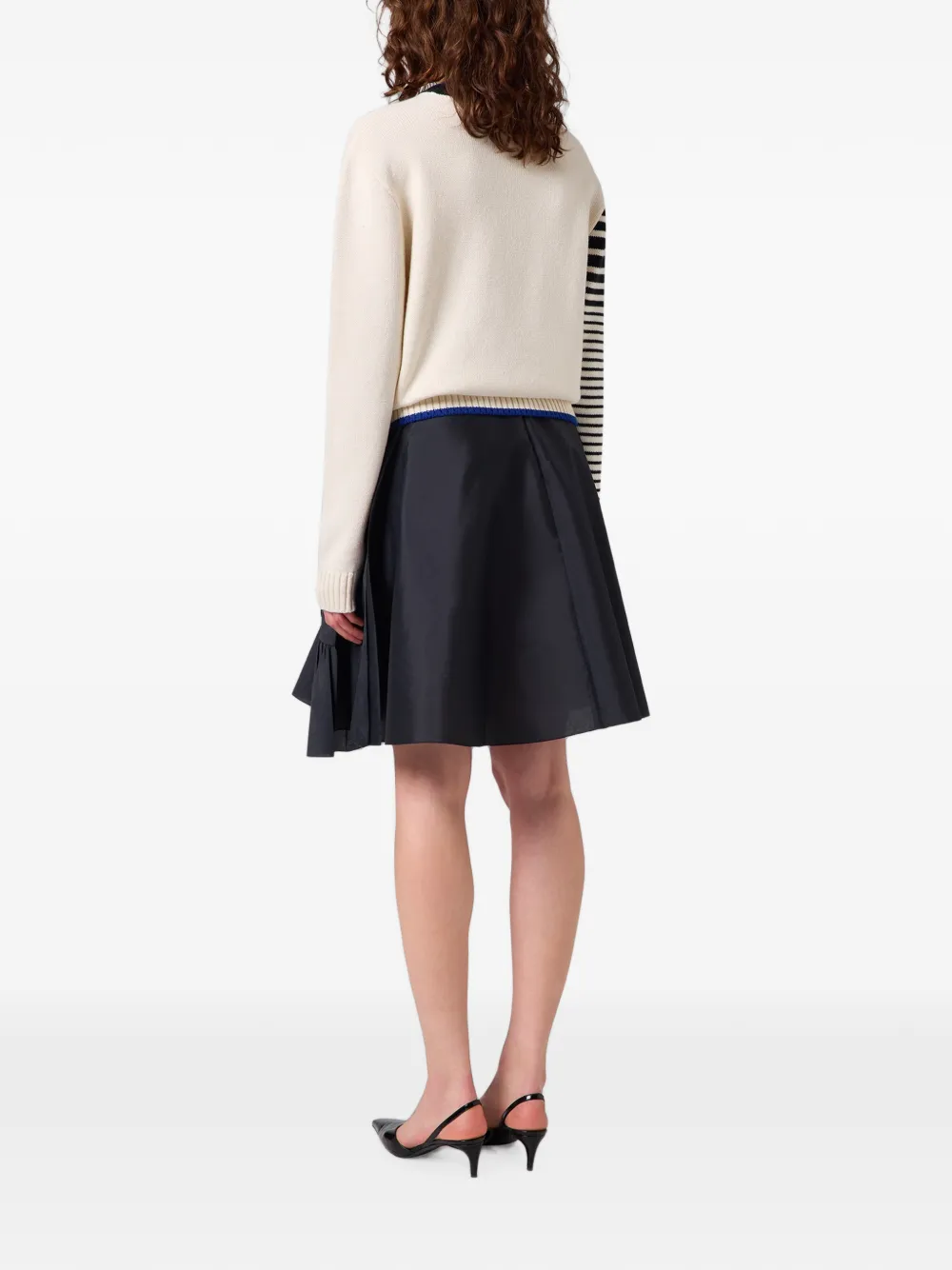 MSGM Mini-plooirok Zwart