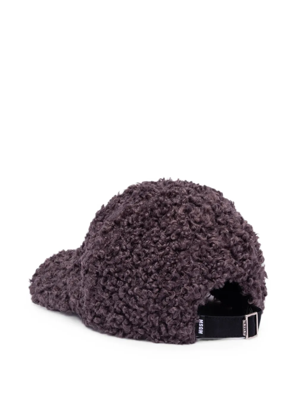MSGM Honkbalpet met bouclé-effect Grijs