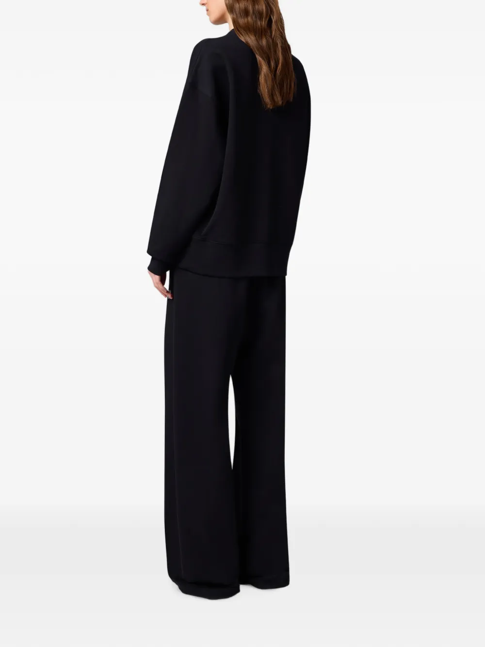 Msgm Logo-patch Drawstring Track Pants In Black