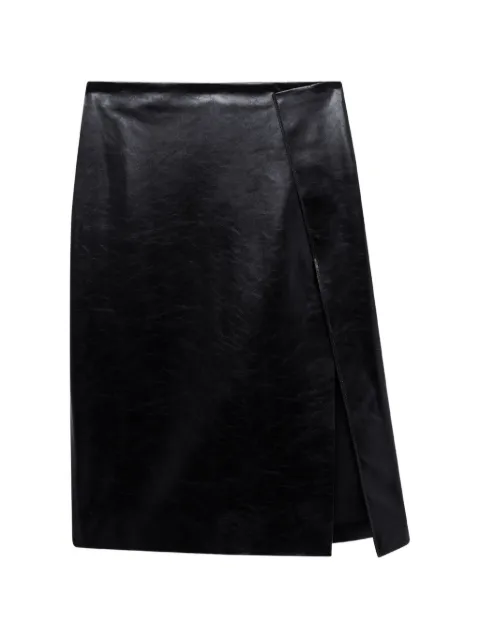 MSGM slit-detail midi skirt