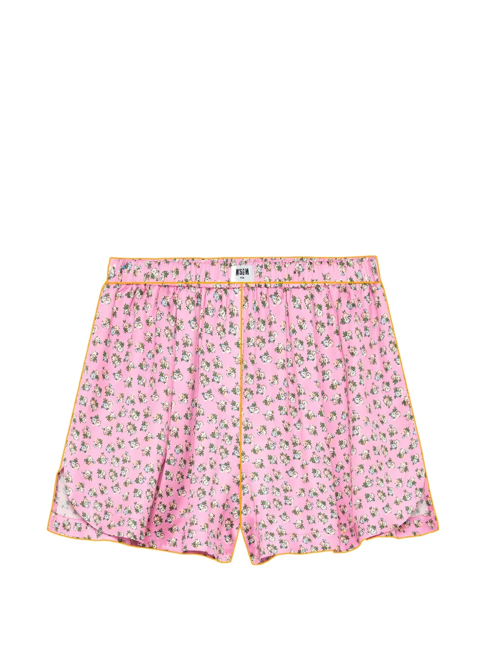 MSGM Shorts a fiori - Rosa