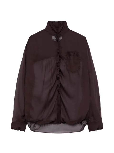 MSGM ruffled shirt