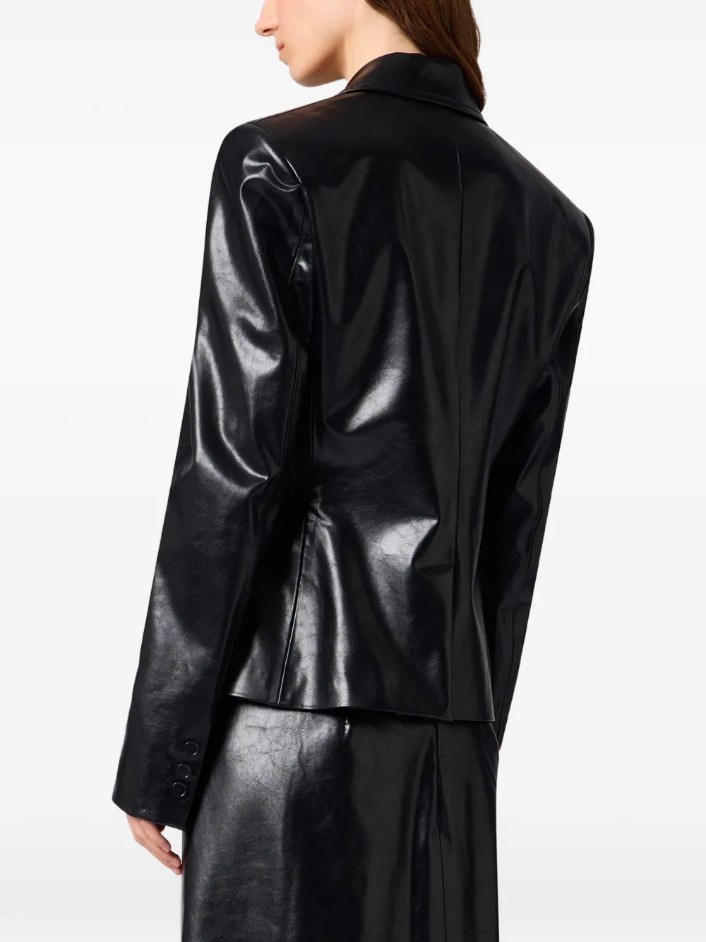 MSGM Jack met enkele rij knopen Zwart
