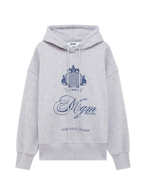 MSGM logo-print drawstring hoodie