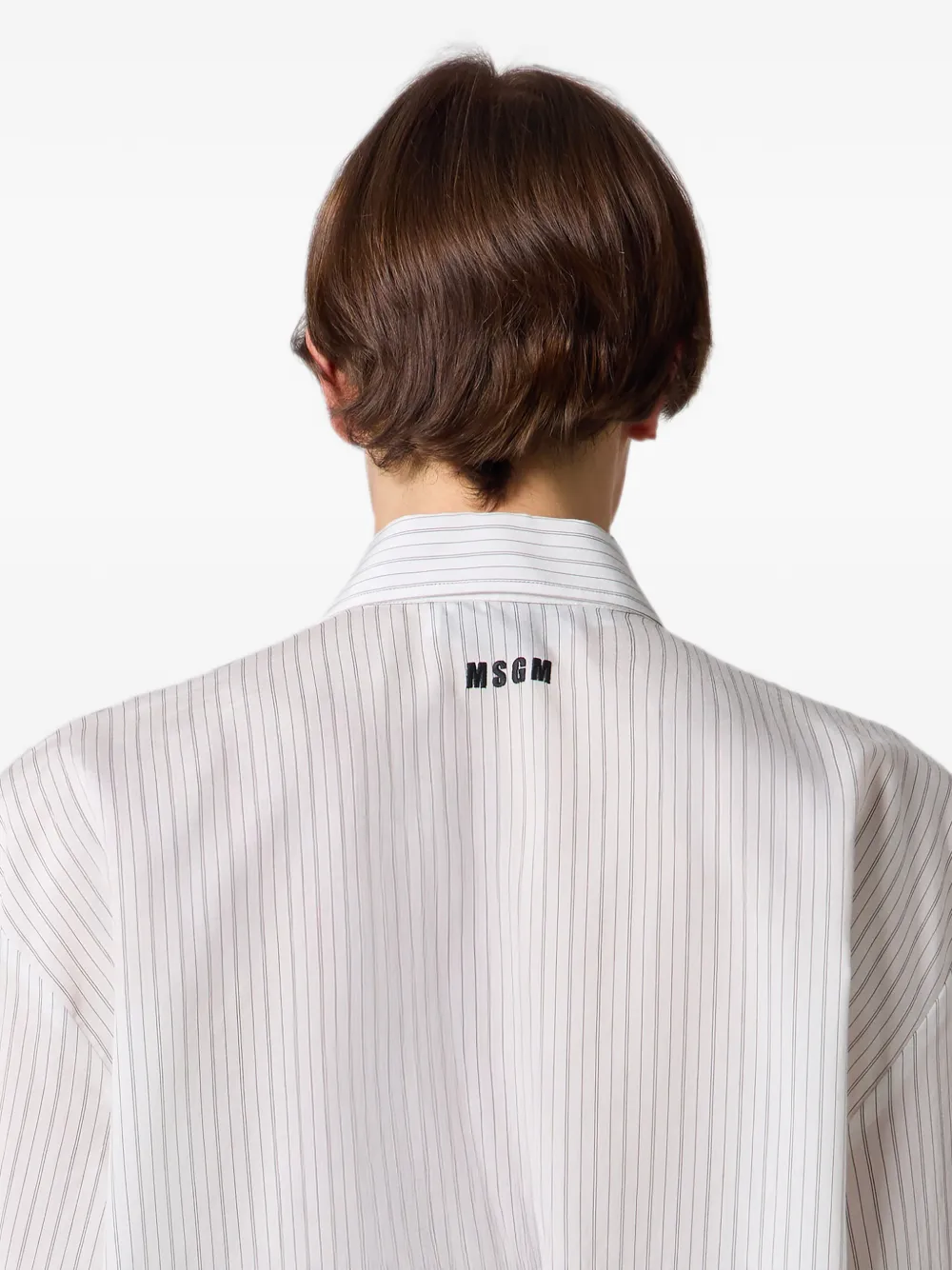 MSGM Gestreept overhemd Wit