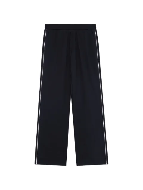 MSGM piping-detail elasticated-waistband trousers