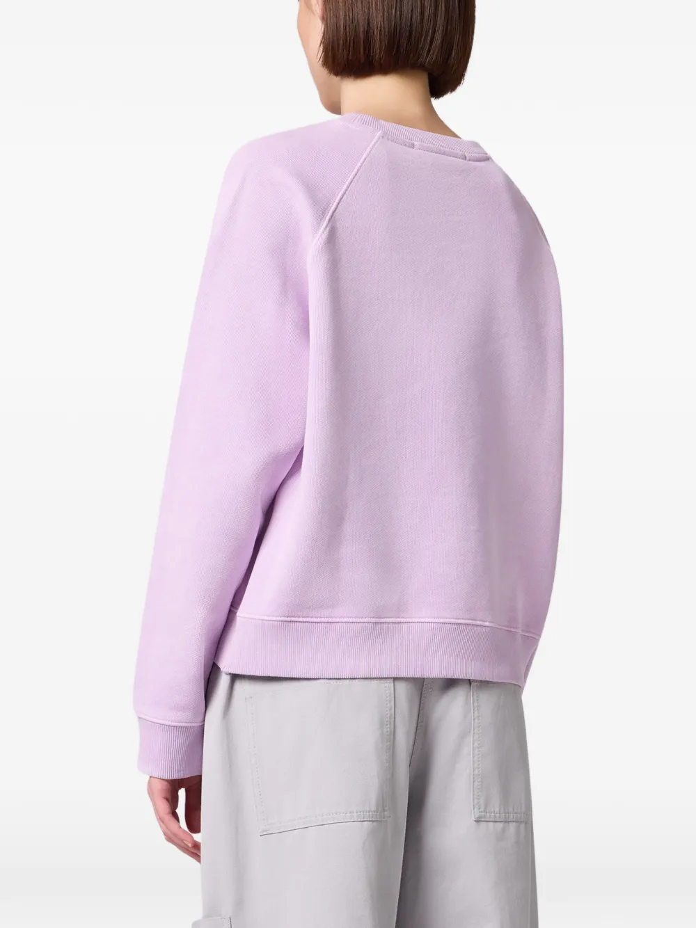 MSGM Trui met raglan mouwen en kattenprint Paars