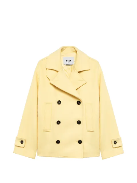 MSGM double-breasted button-cuff jacket