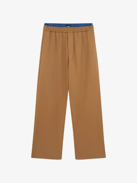 MSGM pantalones rectos con capas