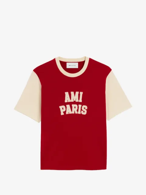 AMI Paris cotton t-shirt with Ami Paris embroidery