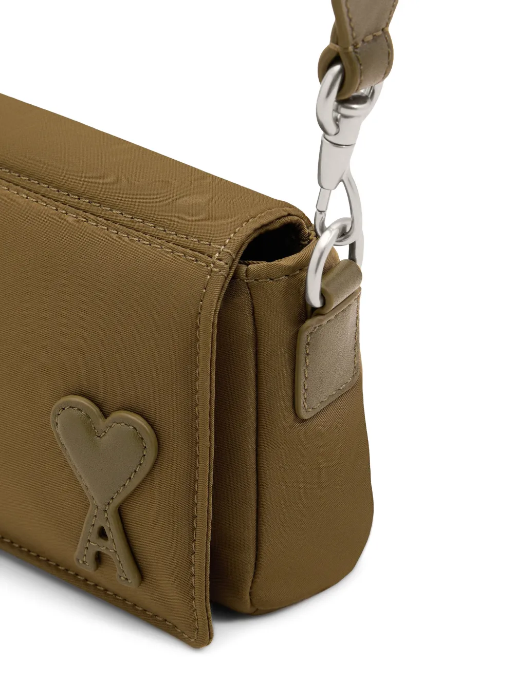 AMI Paris Marcel nylon lunchbox tas Groen